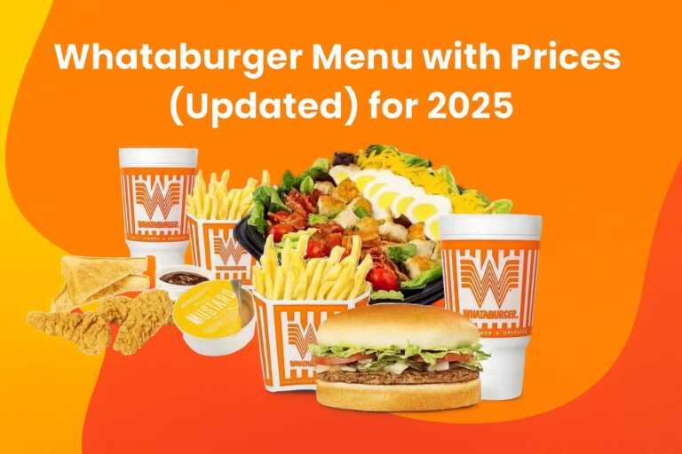 Whataburger menu