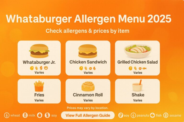 Whataburger Allergen Menu With Prces 2025 1